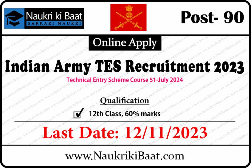 Indian Army TES Recruitment 2023