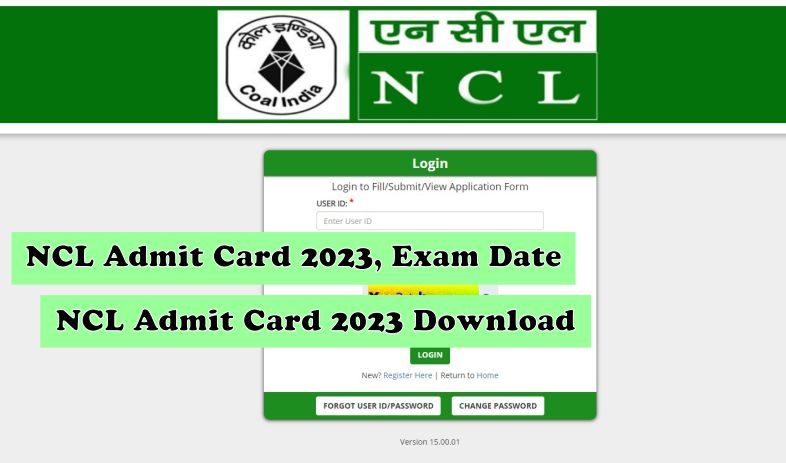 NCL Admit Card 2023 Download