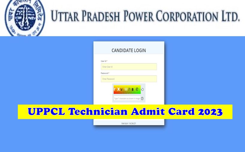 UPPCL Technician Admit Card 2023